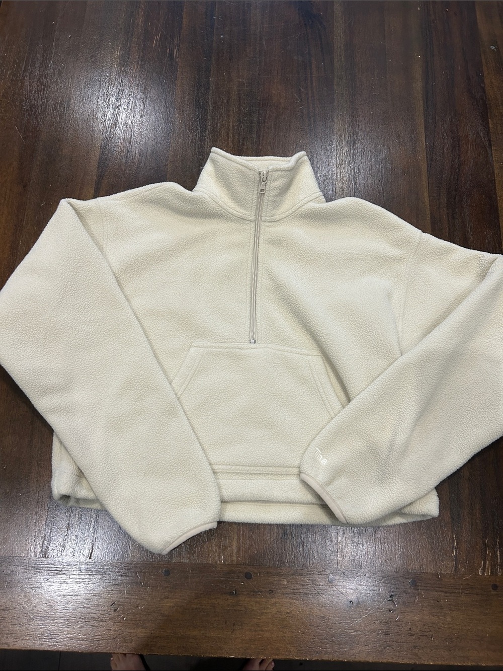 TNA Cream Half-Zip Fleece Pullover